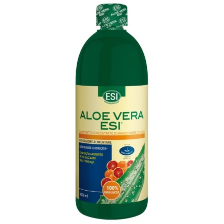 Esi Aloe Vera Puro Succo Arancia Rossa Integratore Depurativo 1000 ml