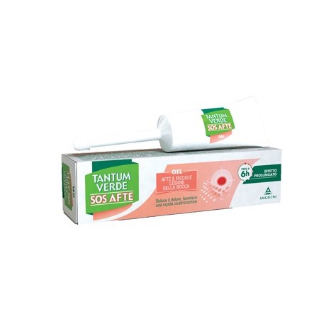 Tantum Verde SOS Afte Gel Contro Afte e Piccole Lesioni della Bocca 8 ml