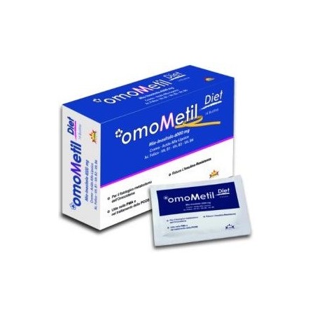 Omometil Diet Integratore per Metabolismo Omocisteina 14 Bustine
