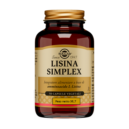 LISINA SIMPLEX 50CPS VEGETALI