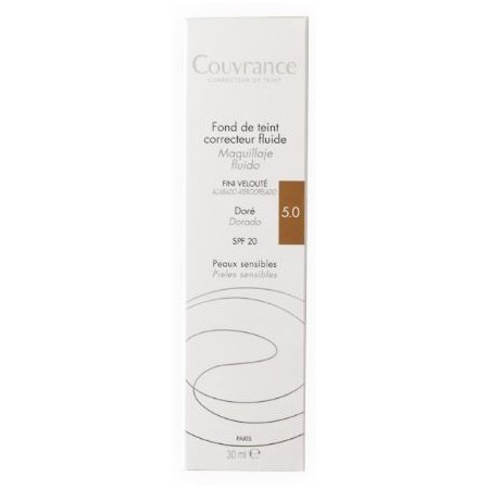 Avène Couvrance Fondotinta Correttore Fluido Dorato 30 ml