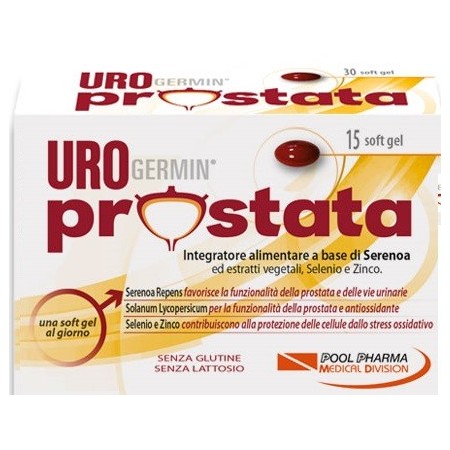 Urogermin Prostata Integratore Benessere Urinario 15 Capsule Softgel
