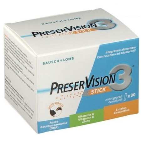 PreserVision 3 Integratore per la Vista 30 Stick Orosolubili