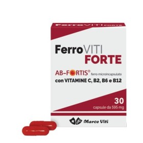 Marco Viti Ferroviti Forte Integratore per Ferro 30 Capsule