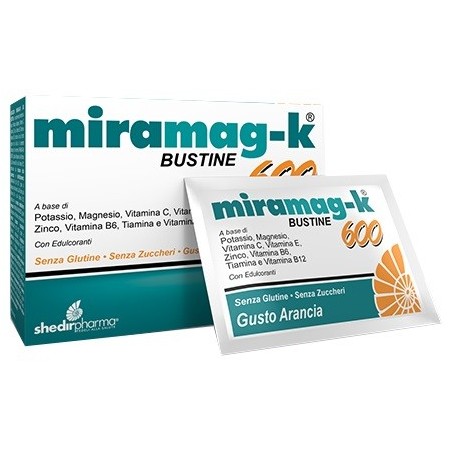 Miramag-K 600 Integratore Potassio e Magnesio 20 Bustine