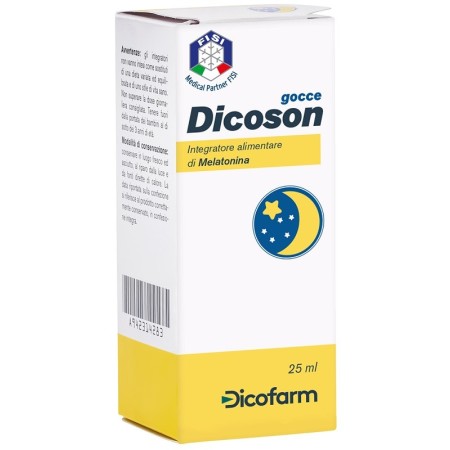 Dicoson Gocce Integratore di Melatonina 25 ml