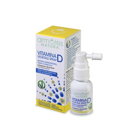 Armores Natura Vitamina D Vegetale Integratore Alimentare Spray 20 ml