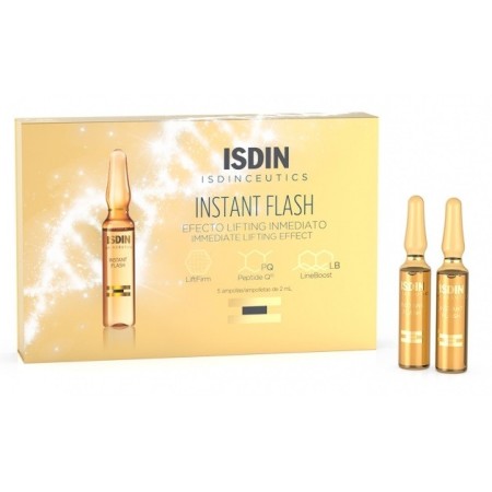 Isdin Isdinceutics Instant Flash Trattamento Viso Effetto Lifting Immediato 5 Fiale