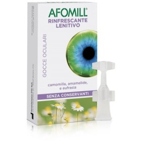 Afomill Rinfrescante e Lenitivo Gocce Oculari 10 Flaconcini Monodose