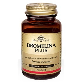 Solgar Bromelina Plus Integratore Drenante 60 Capsule