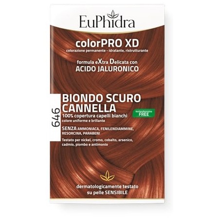 Euphidra ColorPRO XD 646 Biondo Scuro CannellaTintura Extra Delicata