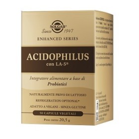 Solgar Acidophilus LA-5 Integratore Probiotici 50 Capsule