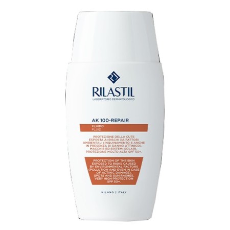 Rilastil Sun System AK-Repair Emulsione Fluida Solare 100 Protezione Altissima 50 ml