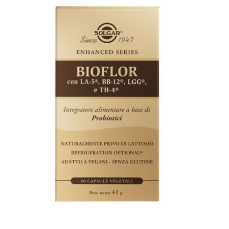 Solgar Bioflor Integratore di Probiotici 60 Capsule Vegetali