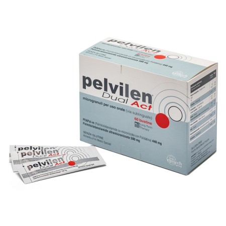 Pelvilen Dual Act Integratore Antinfiammatorio Area Pelvica 60 Bustine