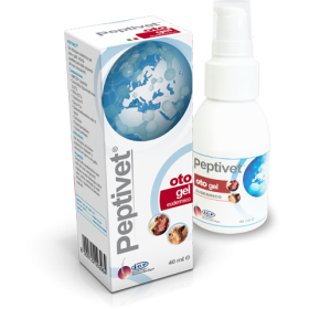 Peptivet Oto Gel Otologico Cani e Gatti 40 ml