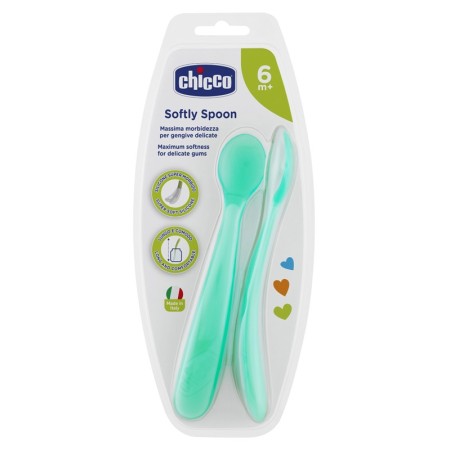 Chicco Cucchiao Silicone Maschile  6m