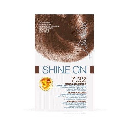 Bionike Shine On 7.32 Biondo Caramello Trattamento Colorante Capelli