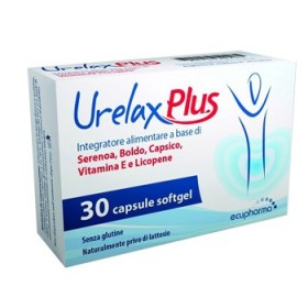 Urelax Plus Integratore Prostata e Vie Urinarie 30 Capsule
