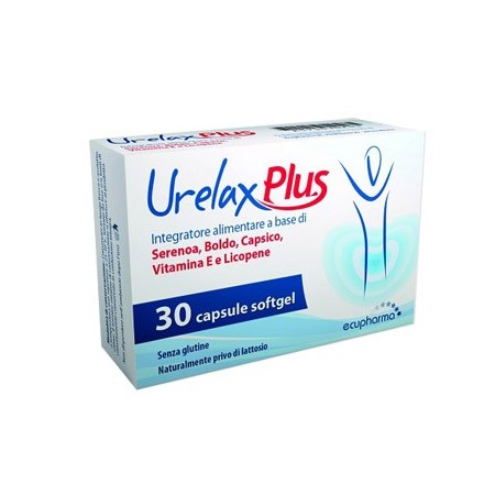 Urelax Plus Integratore Prostata e Vie Urinarie 30 Capsule