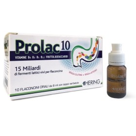 Hering Prolac 10 Fermenti Lattici 15 Miliardi 10 Flaconcini da 8 ml
