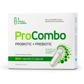 Procombo Prebiotic Probiotic Integratore Flora batterica Intestinale 10 Capsule