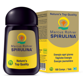 Marcus Rohrer Spirulina Energy & Immunity Integratore Ricostituente 180 Compresse