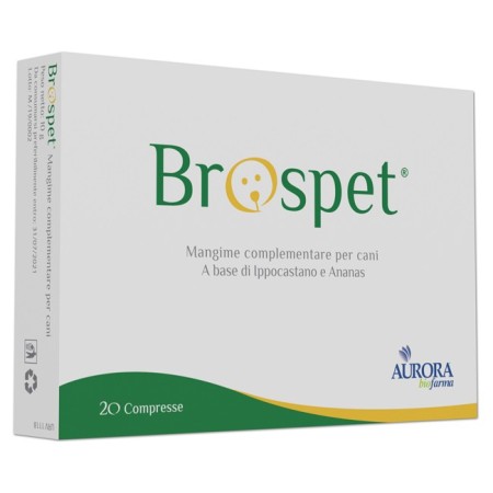 Brospet Integratore Drenante Cane 20 Compresse