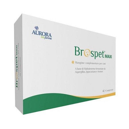 Brospet Maxi Integratore Drenante Cane 40 Compresse