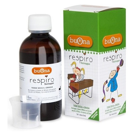 Buona Respiro Sciroppo Per Tosse Secca E Grassa Bambini 140 ml