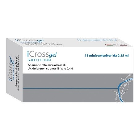 iCross Gel Gocce Oculari Lubrificanti 15 Oftioli