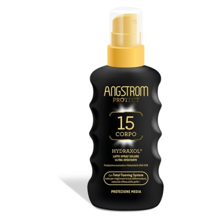 Angstrom Latte Solare Spray Ultra Idratante SPF 15 Corpo 175 ml