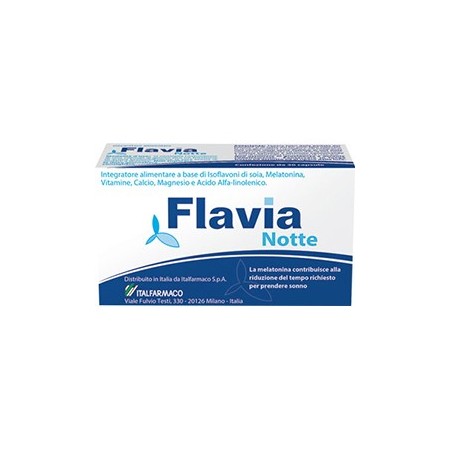 Flavia Notte Integratore Menopausa 30 Capsule Molli