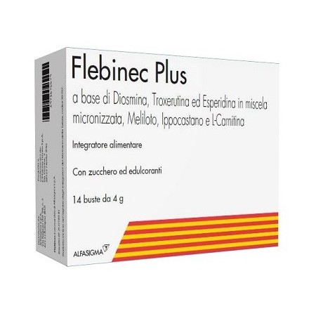Flebinec Plus Integratore Microcircolo 14 bustine