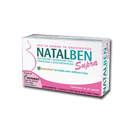 Natalben Supra Integratore Gravidanza 90 Capsule Molli