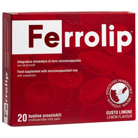Ferrolip Integratore Di Ferro 20 Bustine Orosolubili