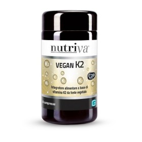 Nutriva Vegan K2 Integratore Vitamina K 30 Compresse