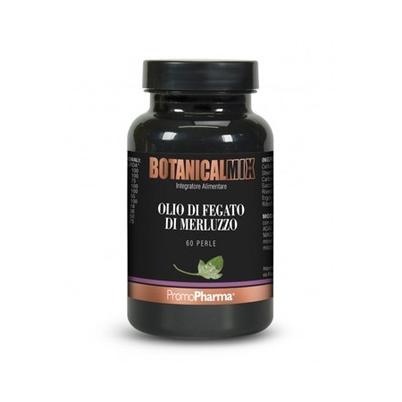 BotanicalMix Olio di Fegato di Merluzzo Integratore di Omega3 60 Perle
