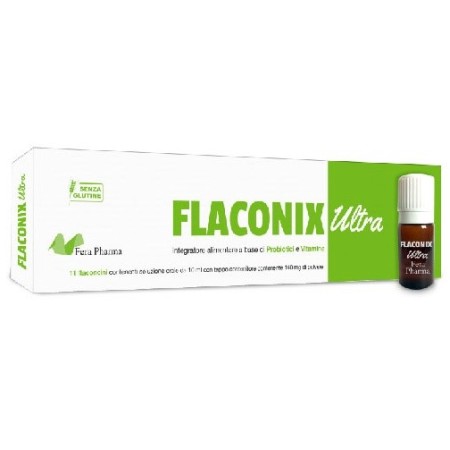 Flaconix Ultra Integratore Probiotici e Vitamine 11 Flaconcini