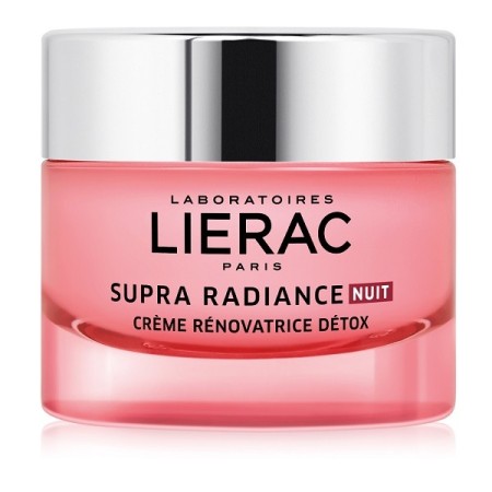 Lierac Supra Radiance Crema Viso Detox Antietà Rinnovatrice Notte 50 ml