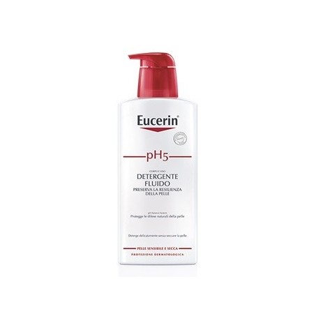 Eucerin pH5 Detergente Fluido Viso e Corpo Pelle Sensibile 400 ml