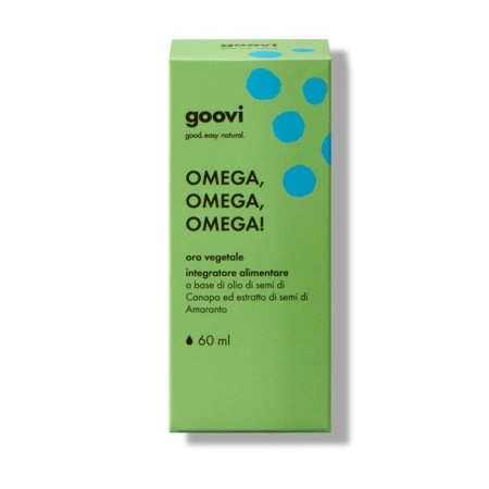 Goovi Omega Oro Vegetale Integratore di Acidi Grassi Essenziali 60 ml
