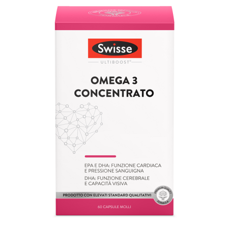 Swisse Omega 3 Concentrato Integratore Per il Cuore 60 Capsule
