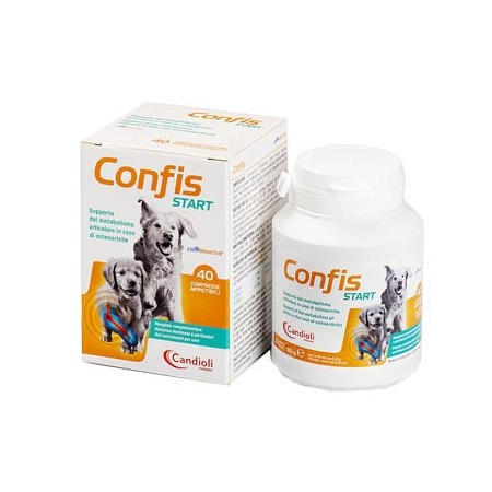 Confis Start Cani Supporto Metabolismo delle Articolazioni 40 Compresse