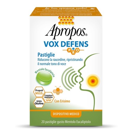 Apropos Vox Defens Pro Mentolo & Eucaliptolo 20 Pastiglie