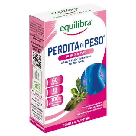 Equilibra Perdita di Peso Integratore Dimagrante 60 Capsule