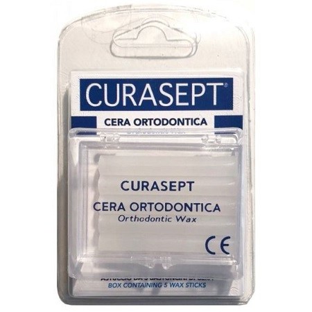 Curasept Wax Cera Ortodontica 7 Bastoncini