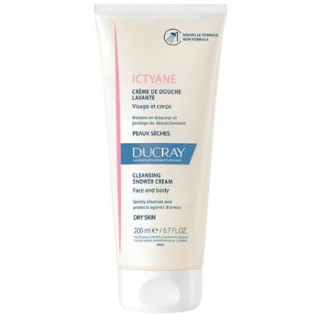 Ducray Ictyane Crema Detergente Pelle Secca Viso e Corpo 400 ml