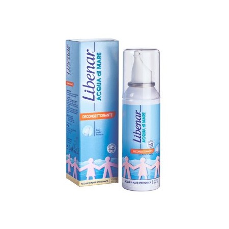 Libenar Acqua di Mare Ipertonica Decongestionante Spray Nasale 100 ml