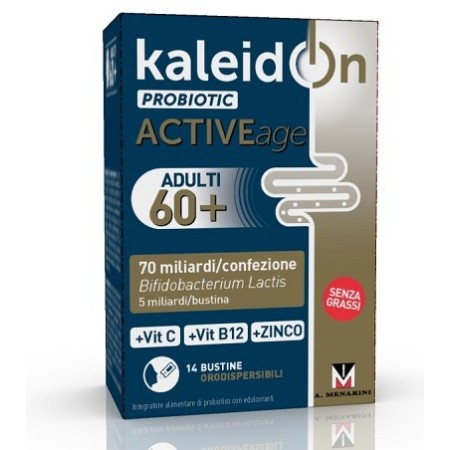 Kaleidon Probiotic ActiveAge Integratore Fermenti Lattici Vivi 14 Bustine Orosolubili